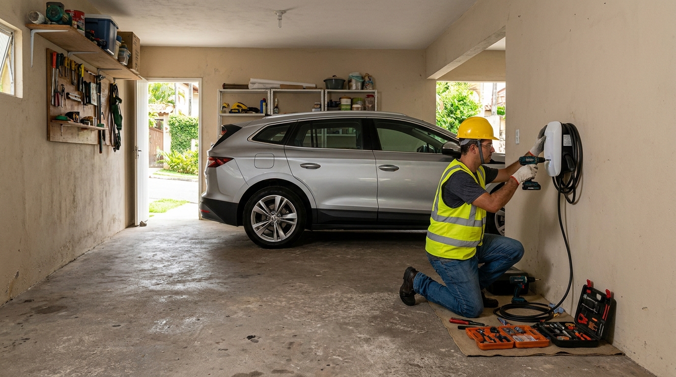 Instalação em garagem ou condomínio em Sete Lagoas‑MG