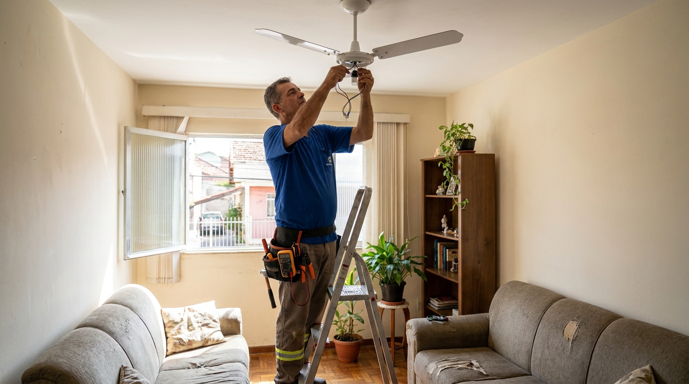 Montagem de Ventilador em Sete Lagoas‑MG